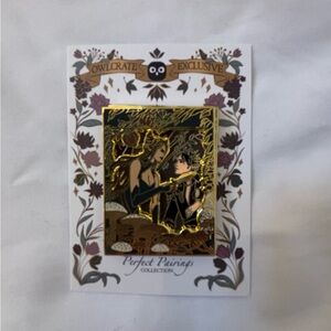 OwlCrate Jude & Cardan (Cruel Prince) Perfect Pairing Pin